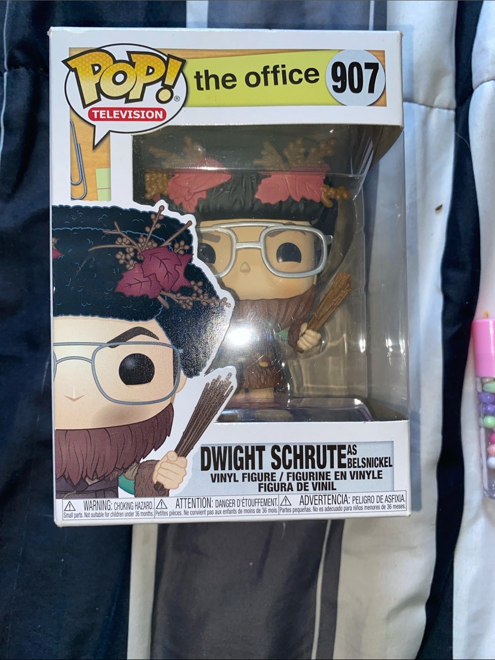 Funko Pop! Funko Dwight Schrute Beets Costume - Brown, Cream, Pink Accents